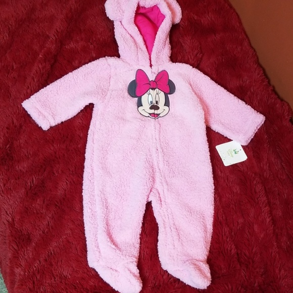 Disney Other - NEW Disney Minnie Mouse footie pjs